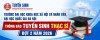 THÔNG BÁO TUYỂN SINH THẠC SĨ ĐỢT 2 NĂM 2026