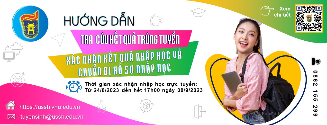 Hướng dẫn tra cứu kết quả, xác nhận nhập học và nhập học đại học chính quy năm 2023