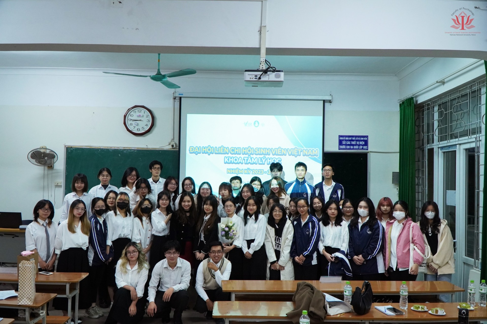 Đại hội Liên chi Hội sinh viên Việt Nam Khoa Tâm lý học nhiệm kỳ 2023-2025