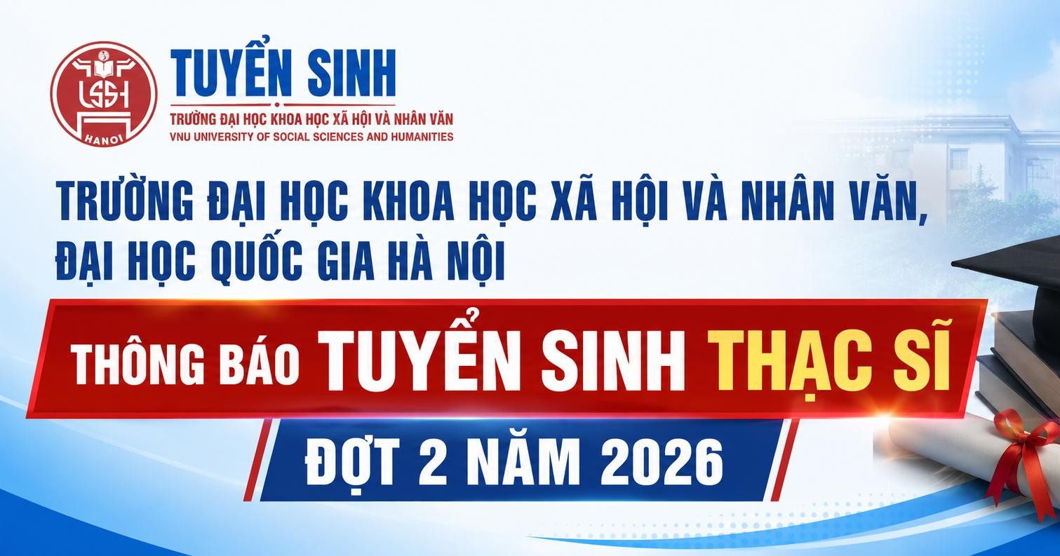 THÔNG BÁO TUYỂN SINH THẠC SĨ ĐỢT 2 NĂM 2026