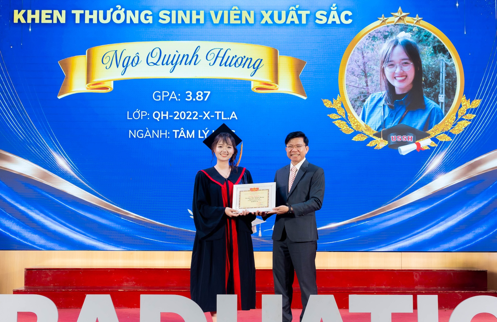 NGÔ QUỲNH HƯƠNG – THỦ KHOA ĐẦU RA NGÀNH TÂM LÝ HỌC NĂM 2026.